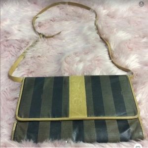 Vintage Fendi Penguin Envelope Handbag